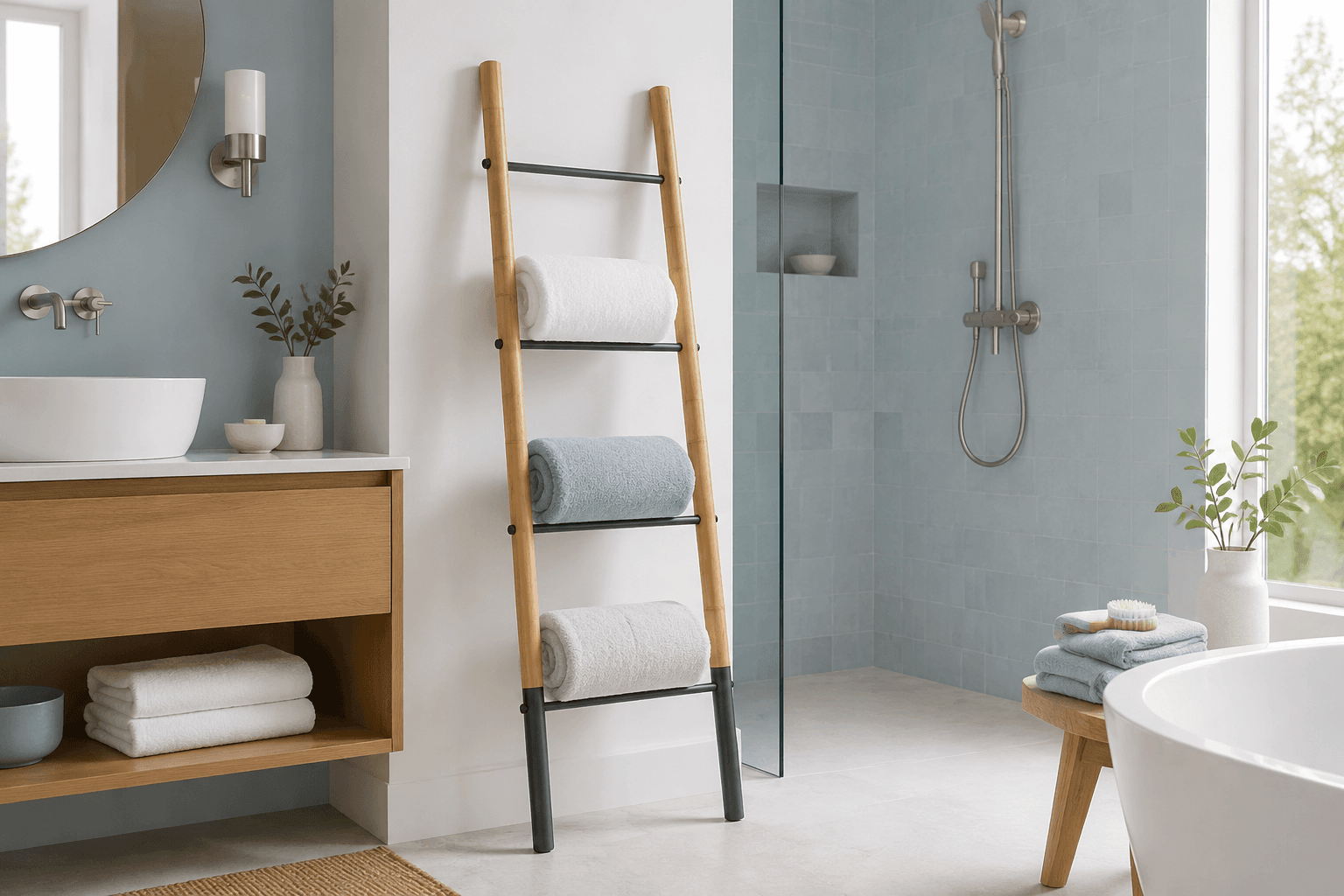 Towel Ladder Rack